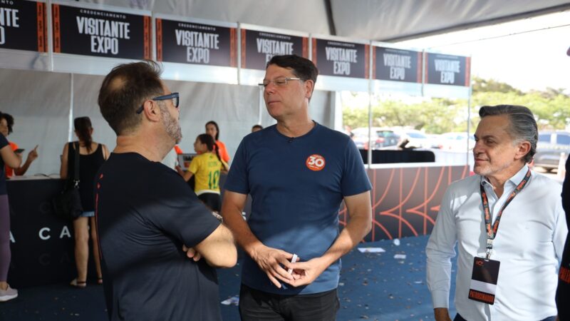 Em feira no Centro de Convenções, Kiko Caputo promete crédito ao setor fitness do DF