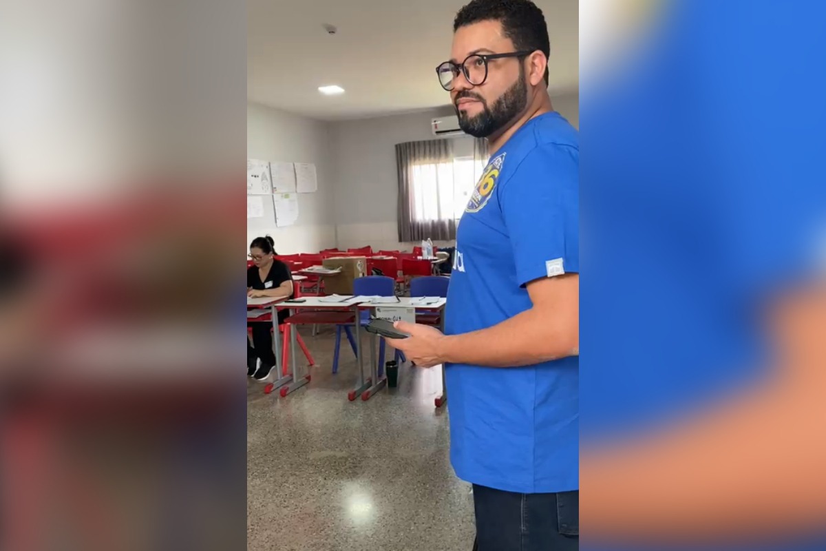 Elisson Ferreira vota em Vicente Pires e diz esperar vaga no segundo turno para o GDF