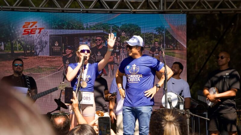 Após corrida no Parque da Cidade, Celina promete construir o Museu da Bíblia