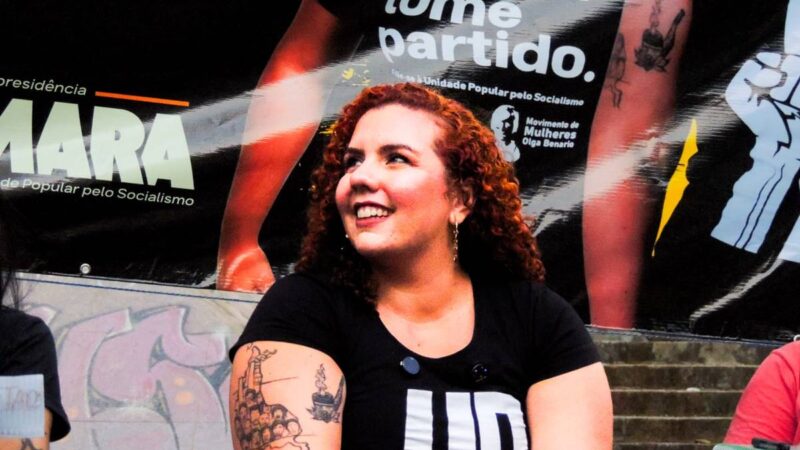 Samara Mineiro defende TCB fortalecida e tarifa zero em caminhada na Rodoviária